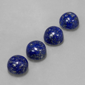 10.84 ct Blue Lapis Lazuli Stone, Natural Lapis Lazuli in Round Cabochon Shape for Sale
