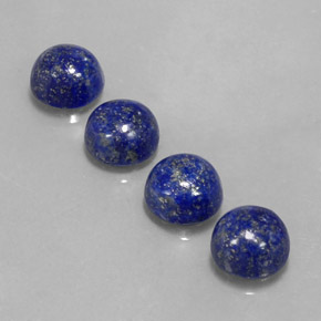 Lapis Lazuli Gemstone in 8 mm (calibrated) Size for Sale, Lapis Lazuli Stone in Royal Blue Color