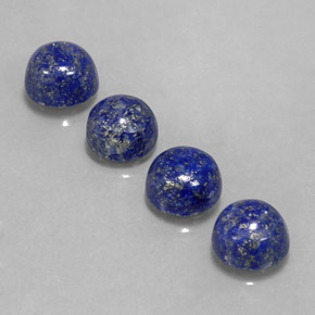 10.47 ct Blue Lapis Lazuli Gemstone, Lapis Lazuli Gem in Round Cabochon Shape for Sale.