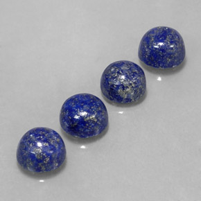 10.47 ct Blue Lapis Lazuli Stone, Natural Lapis Lazuli in Round Cabochon Shape for Sale