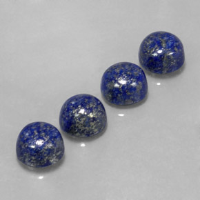 10.95 ct Blue Lapis Lazuli Stone, Natural Lapis Lazuli in Round Cabochon Shape for Sale