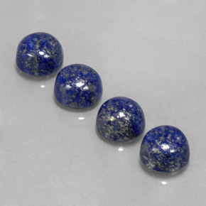 Lapis Lazuli Gemstone in 8 mm (calibrated) Size for Sale, Lapis Lazuli Stone in Royal Blue Color