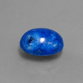 3.62 ct Blue Lapis Lazuli Stone, Natural Lapis Lazuli in Oval Cabochon Shape for Sale