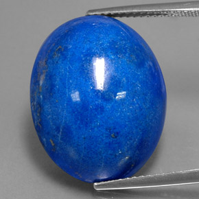 29.54 ct Blue Lapis Lazuli Gemstone, Lapis Lazuli Gem in Oval Cabochon Shape for Sale.