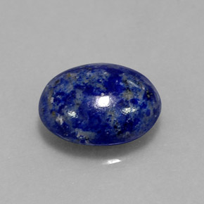 3.49 ct Blue Lapis Lazuli Stone, Natural Lapis Lazuli in Oval Cabochon Shape for Sale