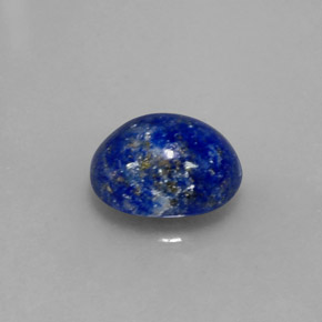 3.38 ct Blue Lapis Lazuli Stone, Natural Lapis Lazuli in Oval Cabochon Shape for Sale
