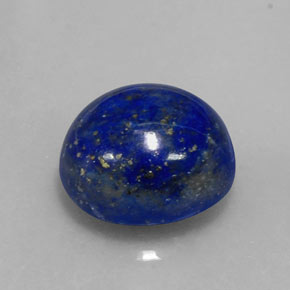 6.36 ct Blue Lapis Lazuli Stone, Natural Lapis Lazuli in Oval Cabochon Shape for Sale