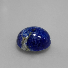 4.35 ct Blue Lapis Lazuli Stone, Natural Lapis Lazuli in Oval Cabochon Shape for Sale