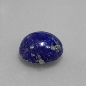 4.56 ct Blue Lapis Lazuli Stone, Natural Lapis Lazuli in Oval Cabochon Shape for Sale