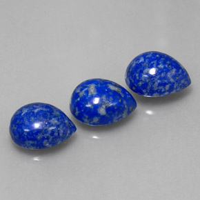 8.88 ct Blue Lapis Lazuli Stone, Natural Lapis Lazuli in Pear Cabochon Shape for Sale