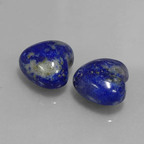 9.45 ct Blue Lapis Lazuli Stone, Natural Lapis Lazuli in Heart Cabochon Shape for Sale