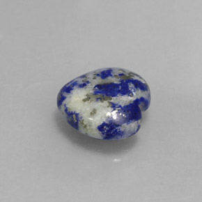 3.29 ct Blue Lapis Lazuli Stone, Natural Lapis Lazuli in Heart Cabochon Shape for Sale