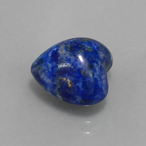 4.63 ct Blue Lapis Lazuli Stone, Natural Lapis Lazuli in Heart Cabochon Shape for Sale