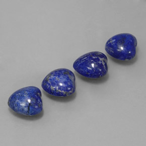 15.94 ct Blue Lapis Lazuli Stone, Natural Lapis Lazuli in Heart Cabochon Shape for Sale