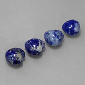 15.49 ct Blue Lapis Lazuli Stone, Natural Lapis Lazuli in Heart Cabochon Shape for Sale