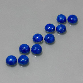 8.89 ct Blue Lapis Lazuli Stone, Natural Lapis Lazuli in Round Cabochon Shape for Sale