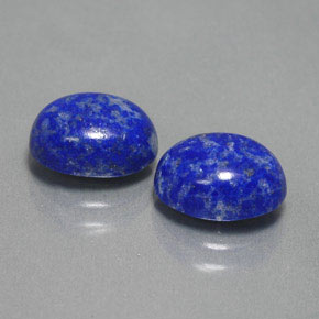 4.54 ct Blue Lapis Lazuli Stone, Natural Lapis Lazuli in Oval Cabochon Shape for Sale
