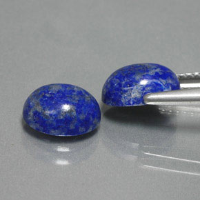Lapis Lazuli Gemstone in 9 x 7 mm (calibrated) Size for Sale, Lapis Lazuli Stone in Royal Blue Color