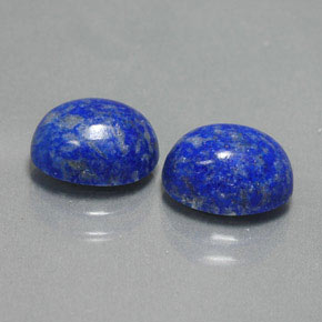 4.68 ct Blue Lapis Lazuli Stone, Natural Lapis Lazuli in Oval Cabochon Shape for Sale