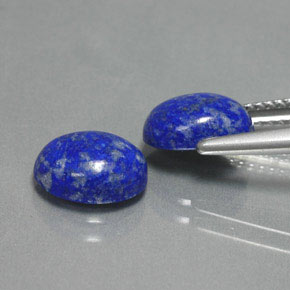 Lapis Lazuli Gemstone in 9 x 7 mm (calibrated) Size for Sale, Lapis Lazuli Stone in Royal Blue Color