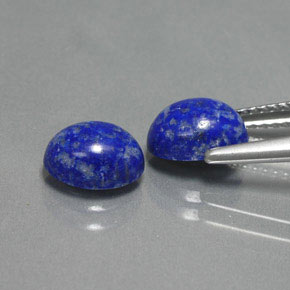Lapis Lazuli Gemstone in 8 x 6 mm (calibrated) Size for Sale, Lapis Lazuli Stone in Royal Blue Color