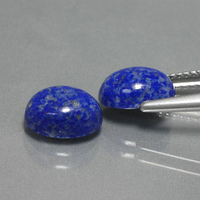 Lapis Lazuli Gemstone in 9 x 7 mm (calibrated) Size for Sale, Lapis Lazuli Stone in Royal Blue Color