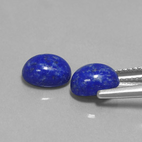 Lapis Lazuli Gemstone in 8 x 6 mm (calibrated) Size for Sale, Lapis Lazuli Stone in Royal Blue Color