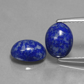 2.77 ct Blue Lapis Lazuli Gemstone, Lapis Lazuli Gem in Oval Cabochon Shape for Sale.