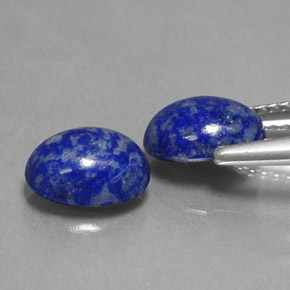 Lapis Lazuli Gemstone in 8 x 6 mm (calibrated) Size for Sale, Lapis Lazuli Stone in Royal Blue Color