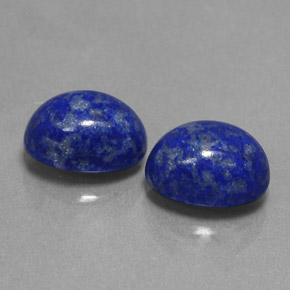 3.17 ct Blue Lapis Lazuli Stone, Natural Lapis Lazuli in Oval Cabochon Shape for Sale
