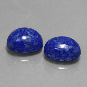 3.16 ct Blue Lapis Lazuli Stone, Natural Lapis Lazuli in Oval Cabochon Shape for Sale