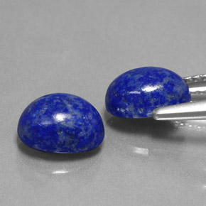 Lapis Lazuli Gemstone in 8 x 6 mm (calibrated) Size for Sale, Lapis Lazuli Stone in Royal Blue Color