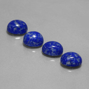 Lapis Lazuli Gemstone in 8 x 6 mm (calibrated) Size for Sale, Lapis Lazuli Stone in Royal Blue Color