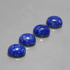 6.23 ct Blue Lapis Lazuli Gemstone, Lapis Lazuli Gem in Oval Cabochon Shape for Sale.