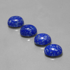 6.23 ct Blue Lapis Lazuli Stone, Natural Lapis Lazuli in Oval Cabochon Shape for Sale