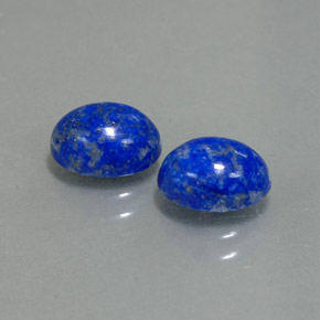 2.97 ct Blue Lapis Lazuli Stone, Natural Lapis Lazuli in Oval Cabochon Shape for Sale