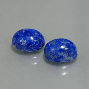 3.03 ct Blue Lapis Lazuli Stone, Natural Lapis Lazuli in Oval Cabochon Shape for Sale