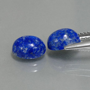 Lapis Lazuli Gemstone in 7.9 x 6.3 mm Size for Sale, Lapis Lazuli Stone in Royal Blue Color