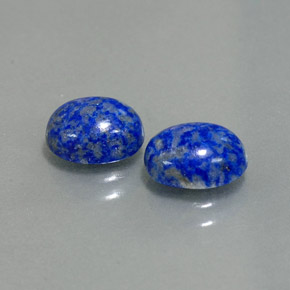 2.83 ct Blue Lapis Lazuli Stone, Natural Lapis Lazuli in Oval Cabochon Shape for Sale