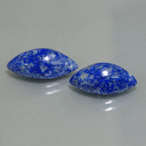 6.85 ct Blue Lapis Lazuli Stone, Natural Lapis Lazuli in Marquise Cabochon Shape for Sale