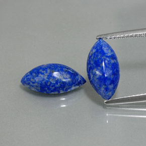 5.28 ct Blue Lapis Lazuli Gemstone, Lapis Lazuli Gem in Marquise Cabochon Shape for Sale.