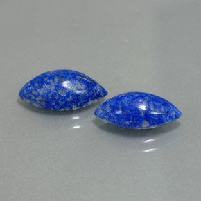 5.28 ct Blue Lapis Lazuli Stone, Natural Lapis Lazuli in Marquise Cabochon Shape for Sale