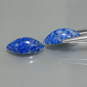 Lapis Lazuli Gemstone in 12 x 6 mm (calibrated) Size for Sale, Lapis Lazuli Stone in Royal Blue Color