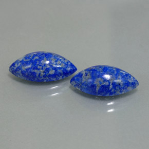 6.19 ct Blue Lapis Lazuli Stone, Natural Lapis Lazuli in Marquise Cabochon Shape for Sale