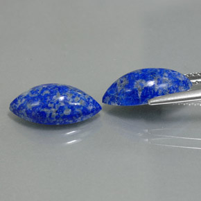 Lapis Lazuli Gemstone in 14 x 7 mm (calibrated) Size for Sale, Lapis Lazuli Stone in Royal Blue Color