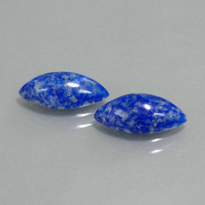 3.43 ct Blue Lapis Lazuli Stone, Natural Lapis Lazuli in Marquise Cabochon Shape for Sale