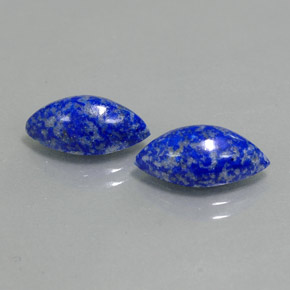 6.43 ct Blue Lapis Lazuli Stone, Natural Lapis Lazuli in Marquise Cabochon Shape for Sale