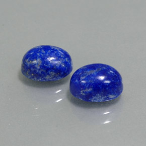 3.60 ct Blue Lapis Lazuli Stone, Natural Lapis Lazuli in Oval Cabochon Shape for Sale