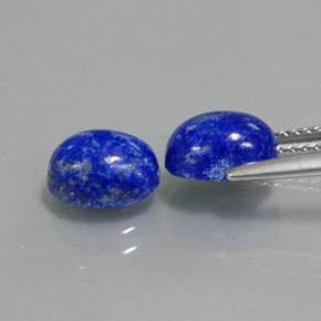 Lapis Lazuli Gemstone in 8 x 6 mm (calibrated) Size for Sale, Lapis Lazuli Stone in Royal Blue Color