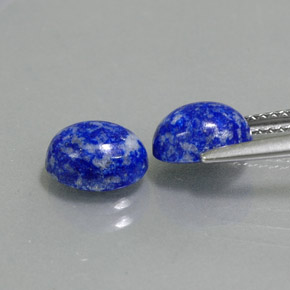 Lapis Lazuli Gemstone in 8 x 6.3 mm Size for Sale, Lapis Lazuli Stone in Royal Blue Color